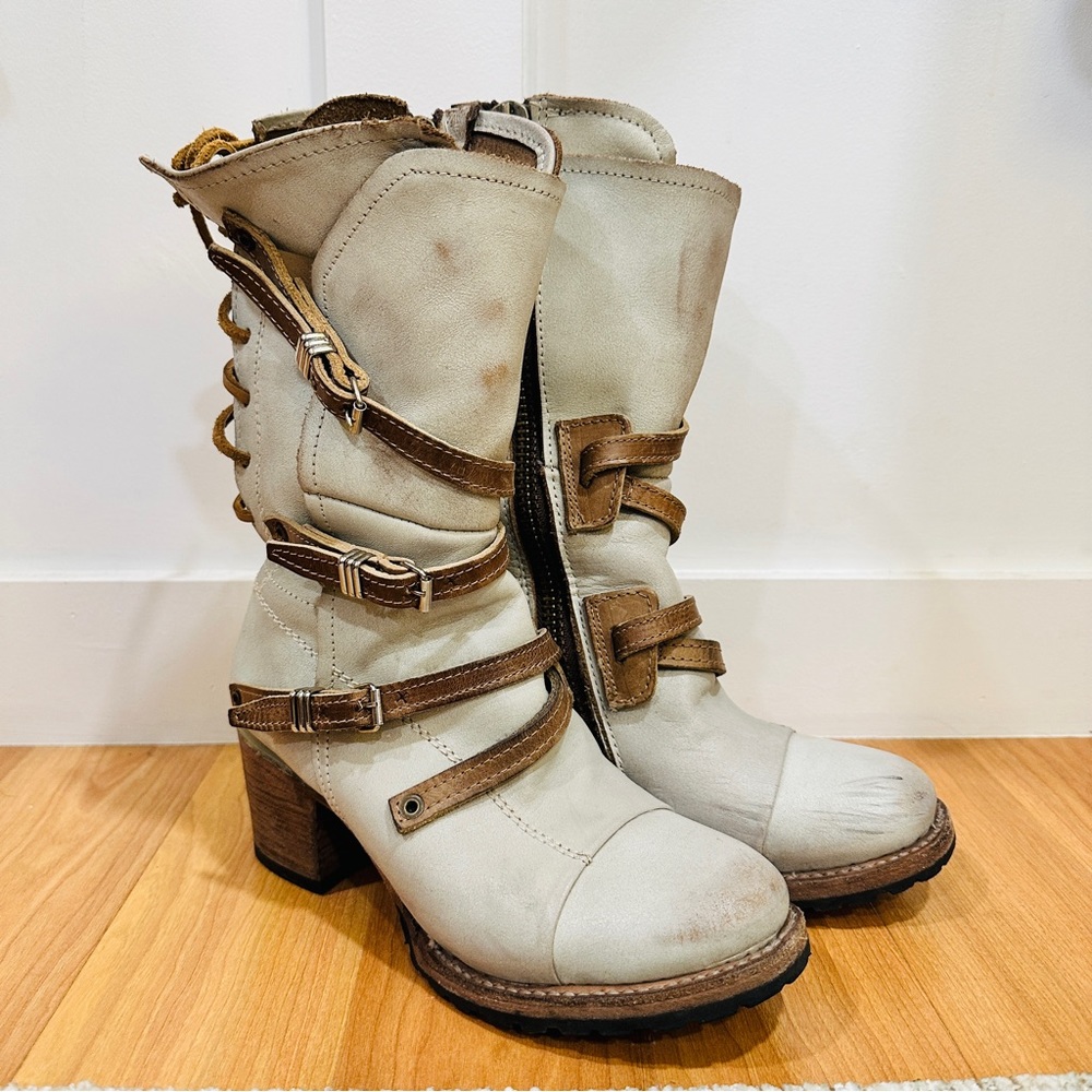 FREEBIRD by Steven Cora Boots in Ice, size 7, excellent condition